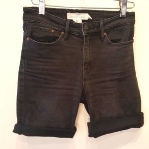 H&M LOGG Black Girls Denim Shorts Size‎ 4